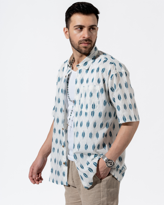 SCHIFFLI OVERSIZED SHIRT