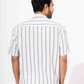 BLACK & WHITE STRIPE HALF SLEEVE OVERSIZED SHIRT