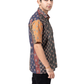 MULTI COLOR BLOCK PRINT HALF SLEEVE OVERSIZED SHIRT