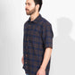 CLASSIC CHECK HALF SLEEVE OVERSIZED SHIRT