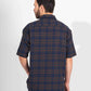CLASSIC CHECK HALF SLEEVE OVERSIZED SHIRT