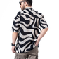 ABSTRACT MONOCHROME OVERSIZED SHIRT