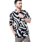 ABSTRACT MONOCHROME OVERSIZED SHIRT