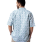 ABSTRACT HALF SLEEVE OVERSIZED SHIRT