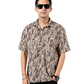 ANIMAL PRINT HALF SLEEVE OVERSIZED SHIRT