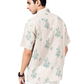 FLORAL PRINT HALF SLEEVE OVERSIZED SHIRT