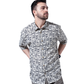 GEOMETRIC MONOCHROME OVERSIZED SHIRT