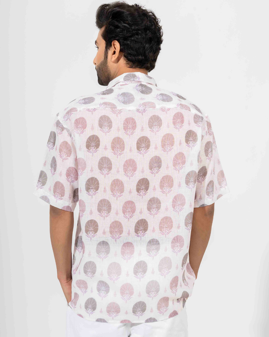 HAND BLOCK PRINT OVERSIZED SHIRT
