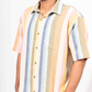 MULTI COLOR STRIPE HALF SLEEVE OVERSIZED SHIRT