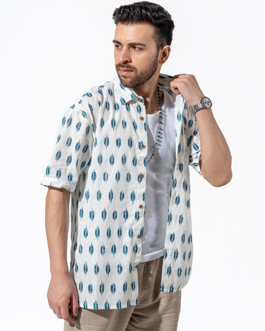 SCHIFFLI OVERSIZED SHIRT