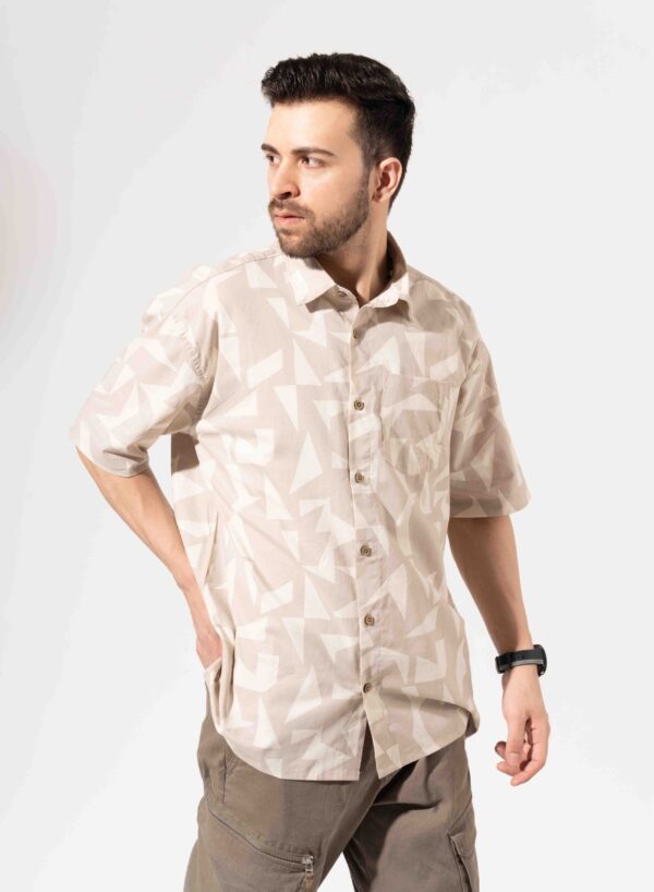 Oversized Half Sleeve Shirt - Image 2