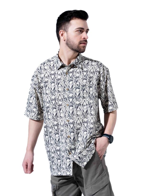 Oversized Half Sleeve Shirt - Image 2