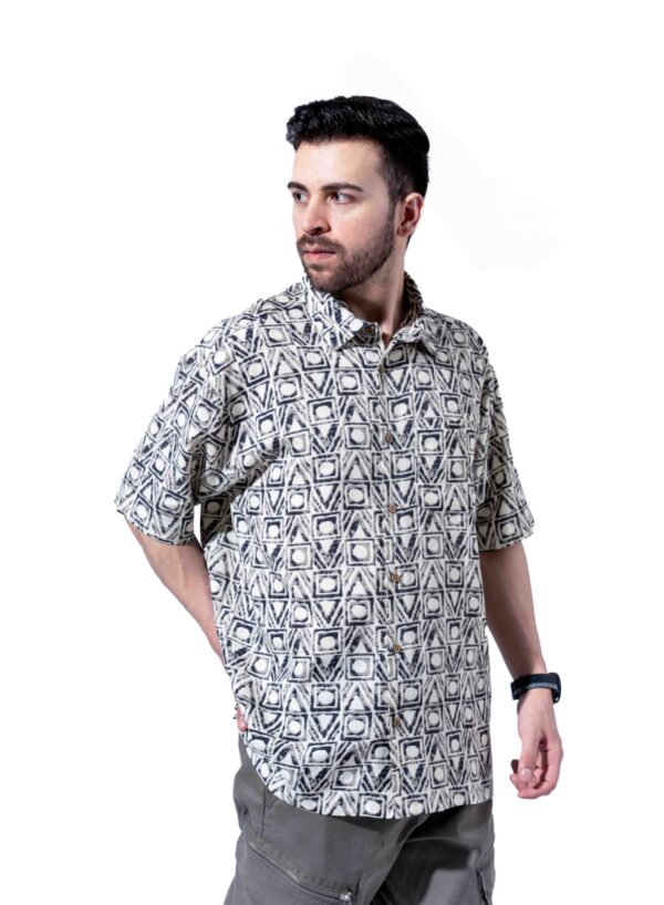 Oversized Half Sleeve Shirt - Image 3